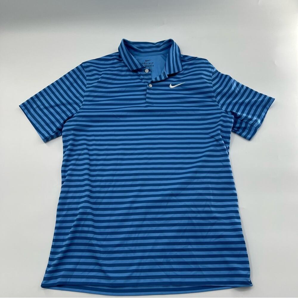 Nike Dri Fit Victory Men’s Goof Polo Blue Striped